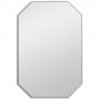 Восьмиугольное зеркало в серебряной раме Stilig M Silver (Стилиг) Smal 65*97 см в интернет-магазине «Зеркала с подсветкой» фото